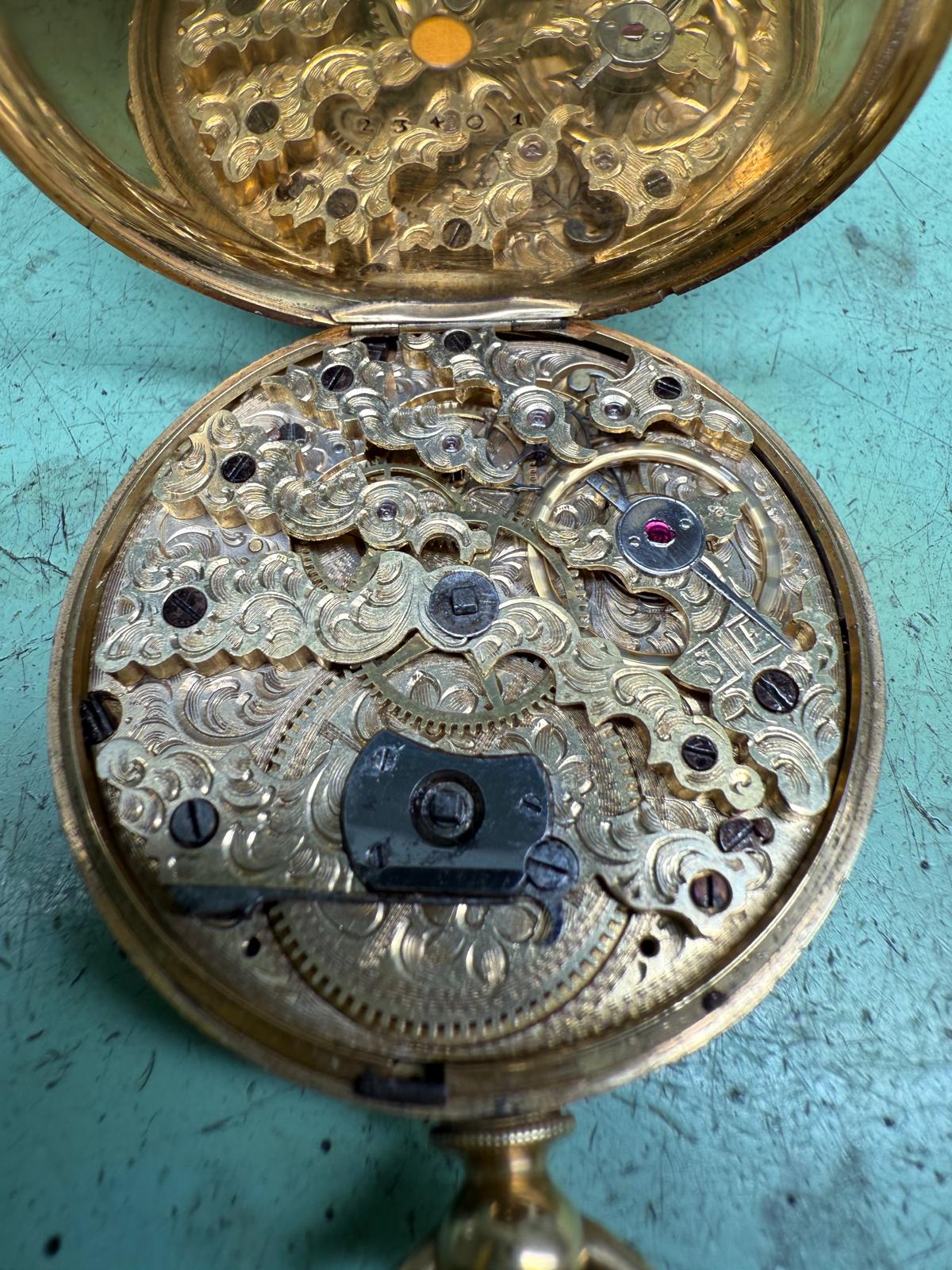 Revision einer Taschenuhr